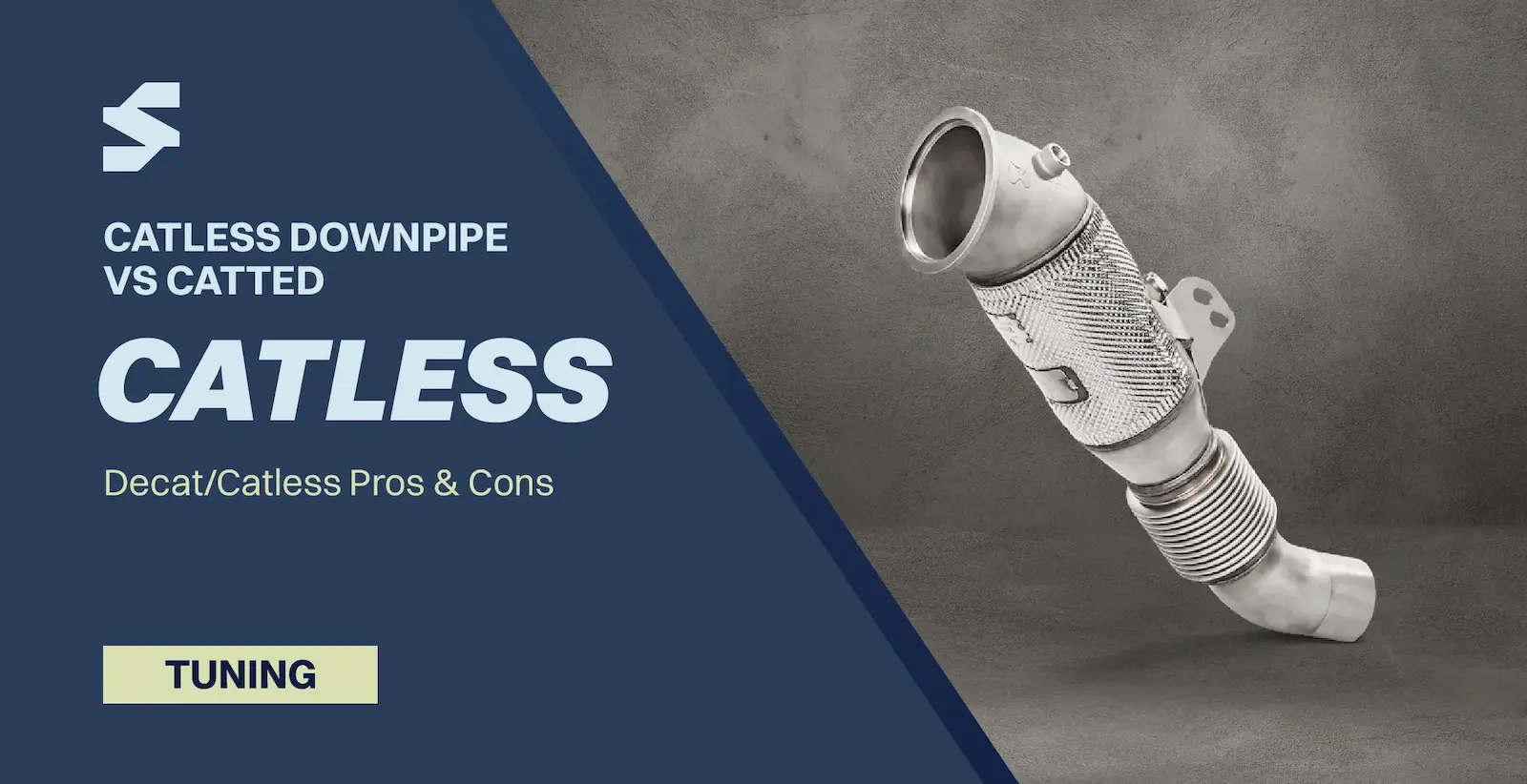 Decat/Catless Downpipe vs Catted