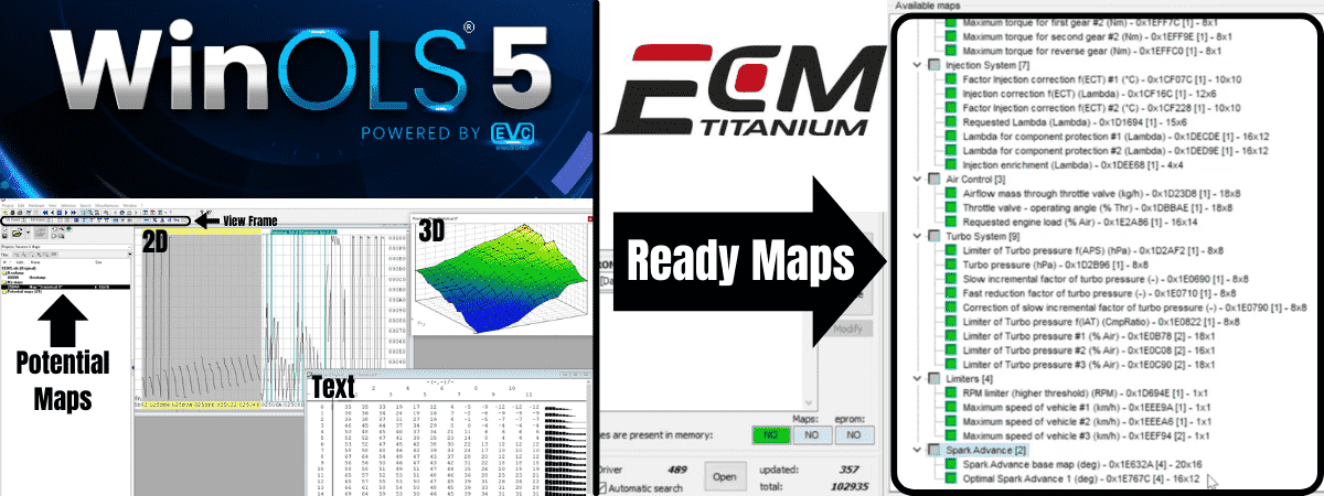 ECM Titanium vs. WinOLS