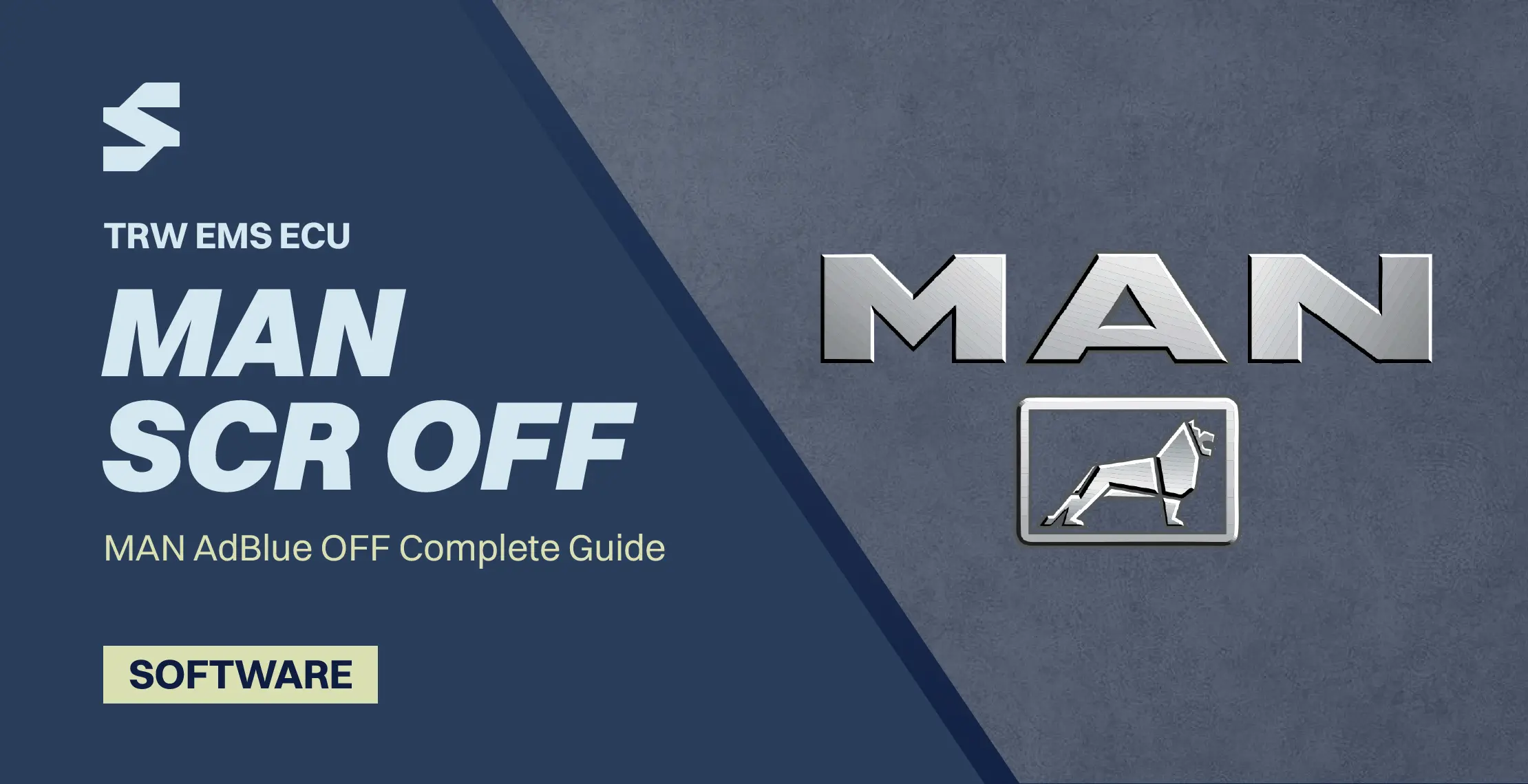 MAN AdBlue OFF Service / MAN Truck SCR Removal Software