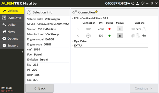 Golf MK7 ECU remapping tool- Golf MK7 ECU kess3